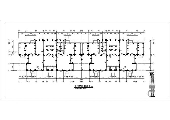 某纯剪力墙结构高层住宅cad设计施工工程图纸_图1