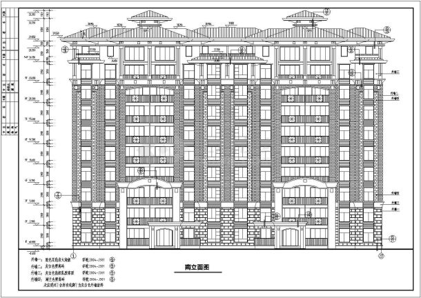 某小区九层剪力墙结构住宅楼建筑设计施工图-图二