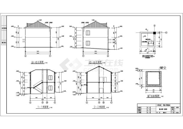 某地供热工程换热站建筑设计施工图-图二