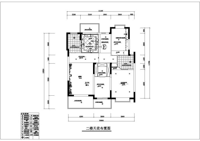 某小区二层复式别墅室内装饰设计施工详图_图1