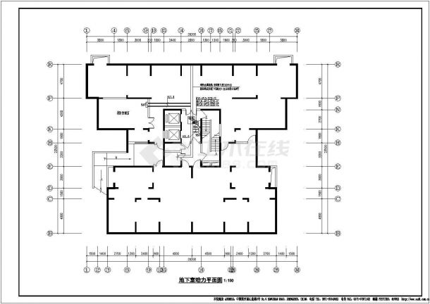 某小区22层住宅楼电气设计施工图-图二