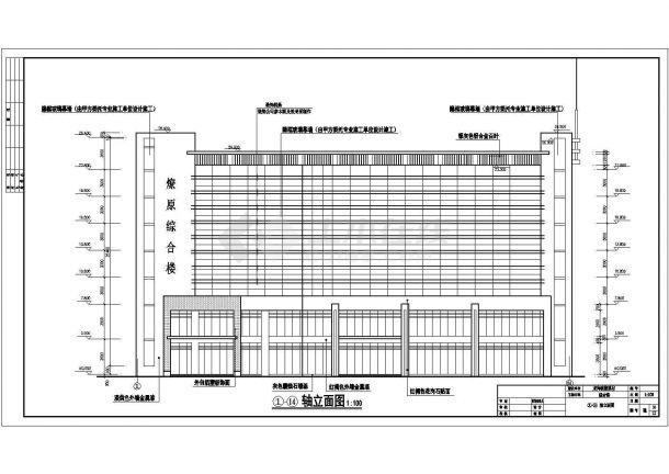 某地区7层框架结构宾馆建筑施工图-图二