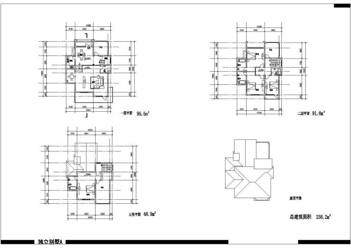 某地区别墅区详细规划建筑设计方案_图1