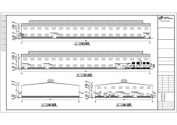 某公司细木工板车间建筑结构设计图_图1