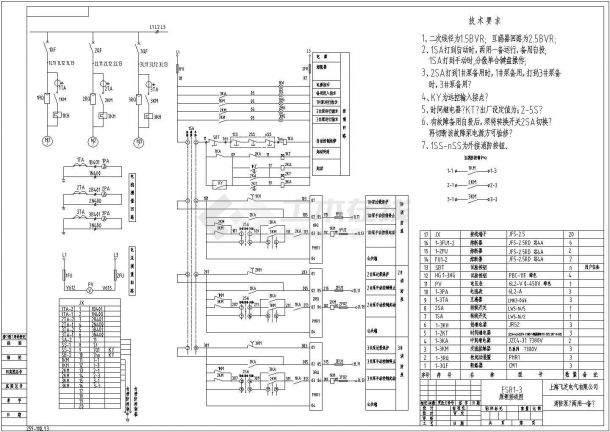 上海飞芝软启动运用设计方案CAD图纸-图一