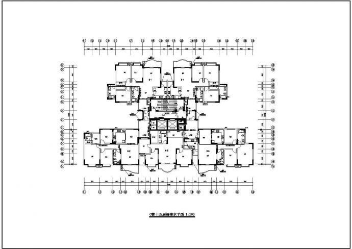 某小区二十九层框架结构给排水消防设计图_图1