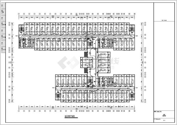 某地工厂宿舍成套建筑电气CAD设计图纸-图二