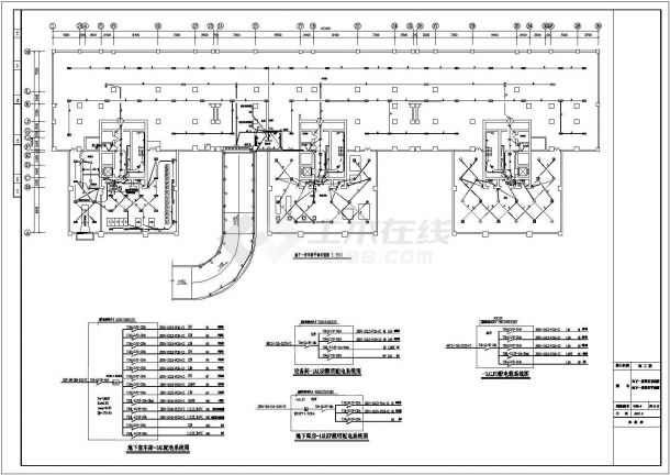 某种高层综合建筑全套电气CAD设计施工图纸-图二