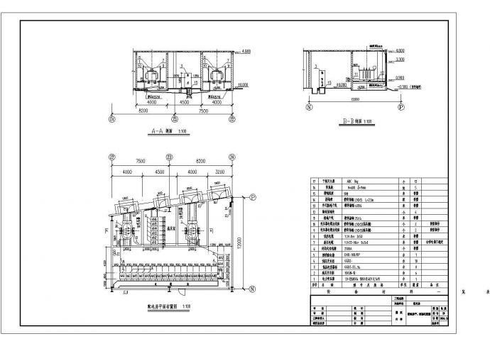 电站、变电所电气设计方案及施工全套CAD图纸_图1