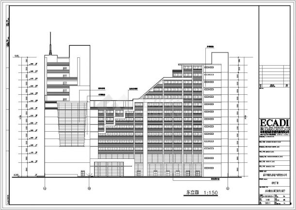 某地高层剪力墙结构住宅与办公楼建筑施工图-图二