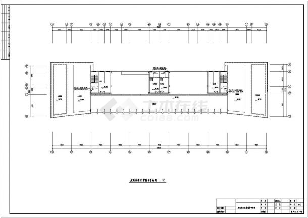 办公大楼弱电设计方案及施工全套CAD图纸-图二