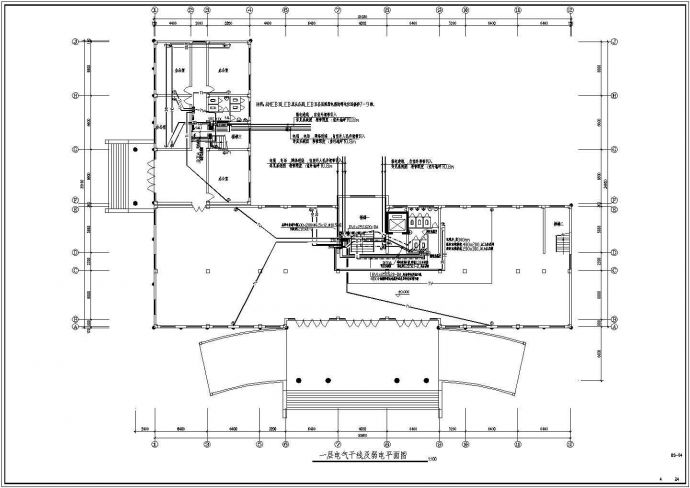 国检局办公楼电气设计方案及施工全套图纸_图1
