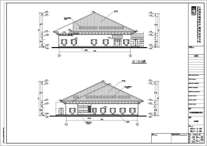 某地六层框架结构西山湖宾馆建筑设计施工图_图1