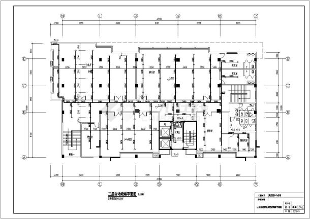 某十六层二类高层综合楼给排水施工图-图一