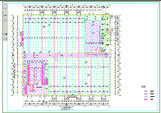 某地东芝电梯厂房建筑全套设计施工CAD图-图二