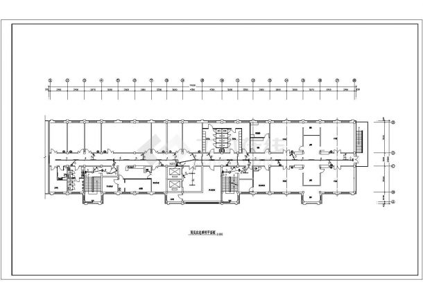 某医院8层砼框架结构门诊楼电气设计施工图-图二