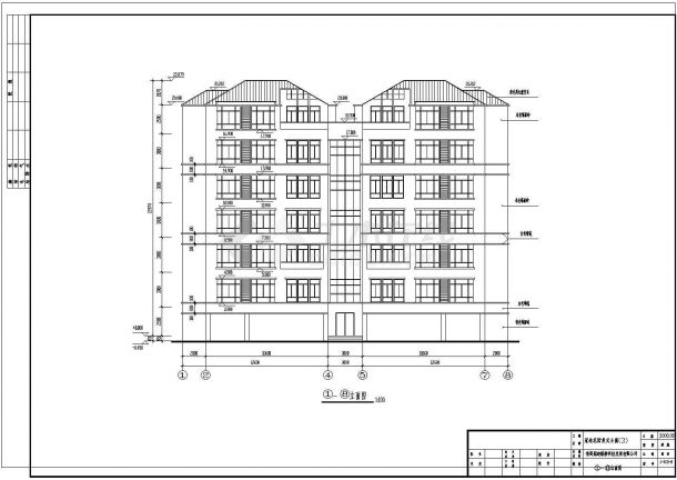 广州冠迪花园几套复式公寓建筑扩出图31复式公寓cad设计详图-图一