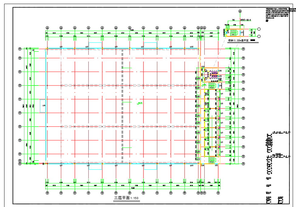 某地公司厂房建筑施工CAD图(带效果图)
