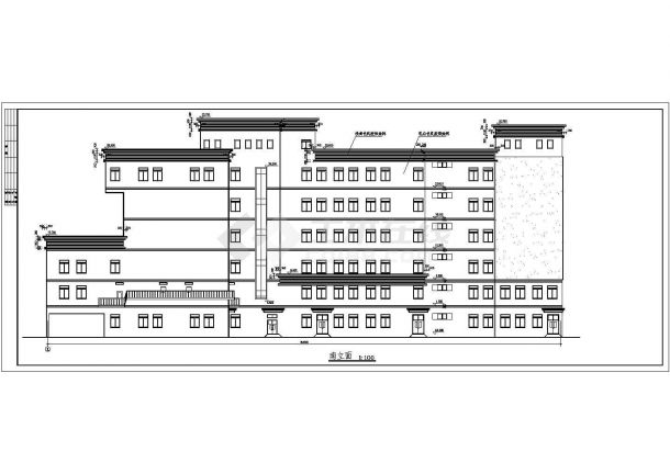 某地全套面粉加工厂建筑设计施工CAD图-图二