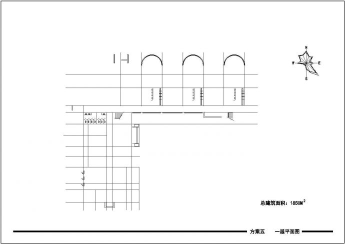 某地经典六班幼儿园建筑设计方案图纸_图1