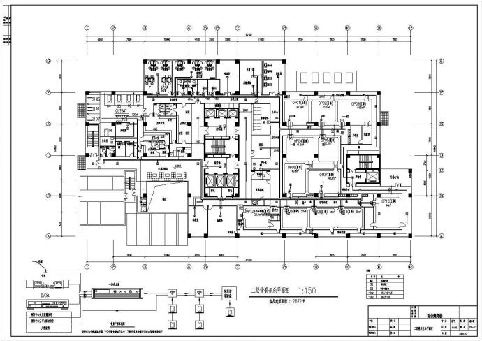 某医院综合病房楼电气施工图（标注详细）_图1
