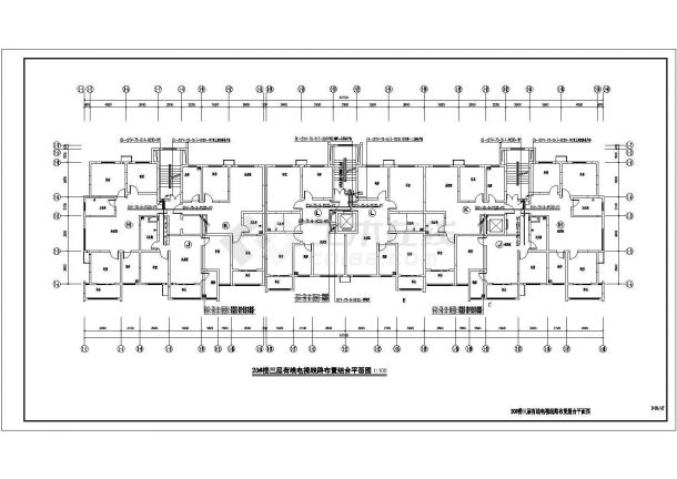 某地区12层剪力墙结构住宅楼电气设计施工图（含地下一层）-图一