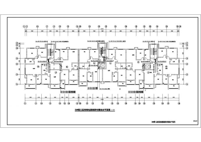 某地区12层剪力墙结构住宅楼电气设计施工图（含地下一层）_图1
