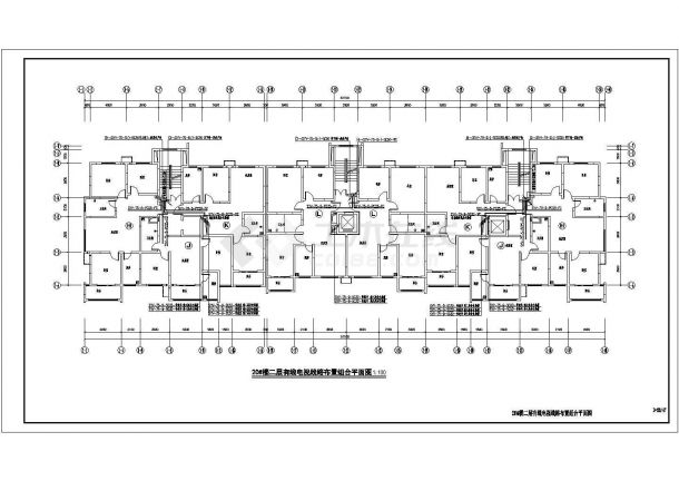 某地区12层剪力墙结构住宅楼电气设计施工图（含地下一层）-图二