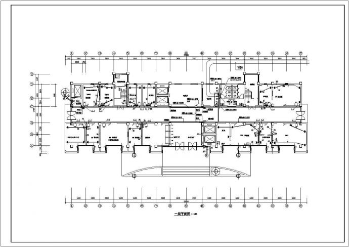 某地医院14层电气设计全套施工图_图1
