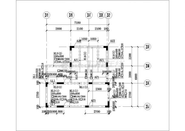 某地二十九层（带地下室）剪力墙结构住宅结构方案图-图一