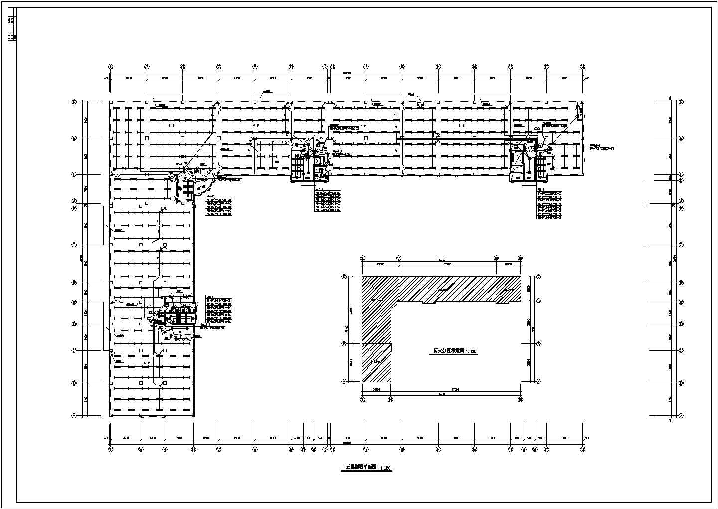 办公楼电气系统设计方案全套CAD图纸