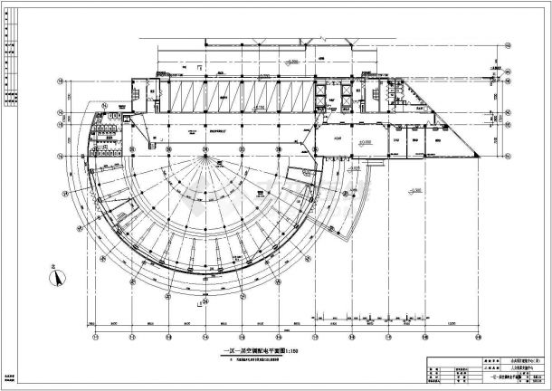 办公室电气设计方案及施工全套CAD图纸-图一