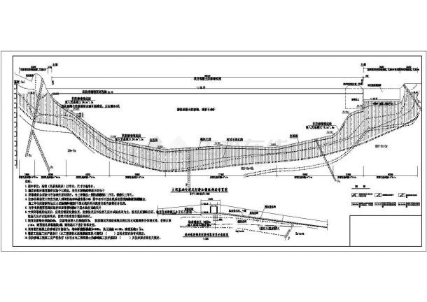 某土坝除险加固工程中的基础处理及防渗加固设计图纸-图二