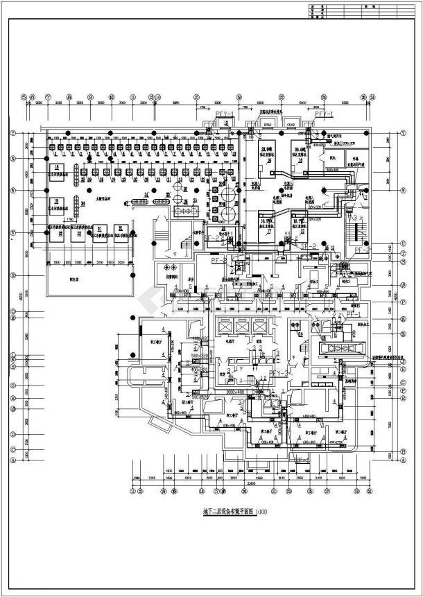 29层商住楼和4层裙房中央空调系统图纸-图一