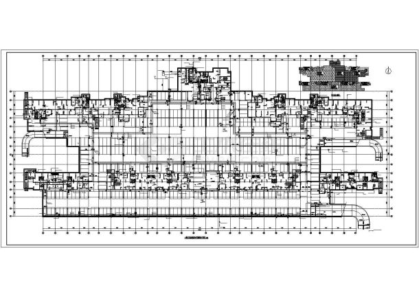 某一类汽车库地下室建筑给排水施工图-图一