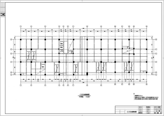 某地十八层（带地下室）框剪结构商住楼结构施工图_图1