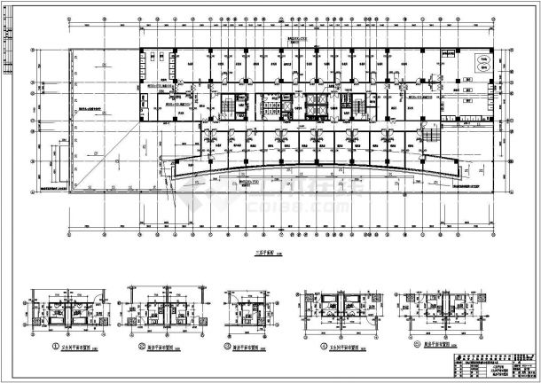  Plane design drawing of a five-star business hotel building. rar - Figure 2