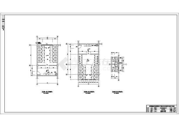 某地4层框架结构招待所建筑设计扩初图-图二