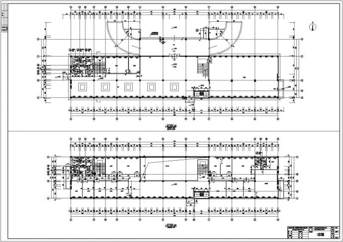 某地五层框架结构研发楼建筑设计施工图_图1