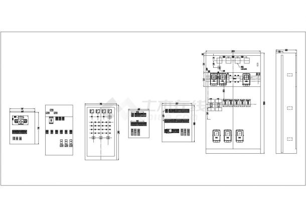某某配电箱设计cad全套详细图纸-图一
