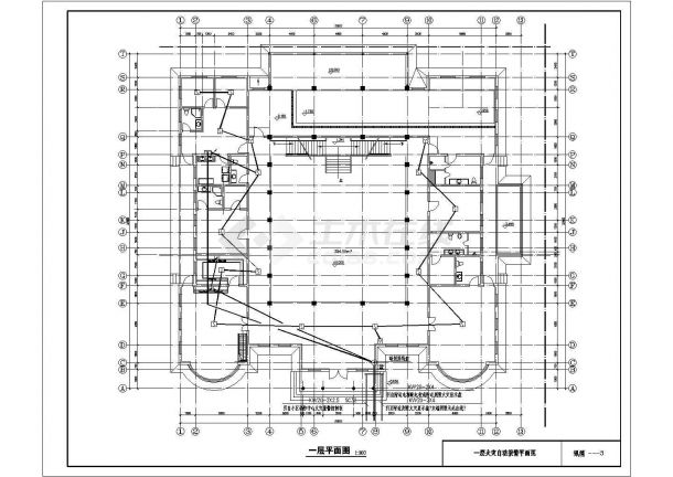 某三层欧式别墅弱电系统电气施工图-图二