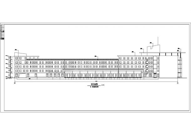 【江苏】五层框架结构汽车站建筑设计施工图-图一