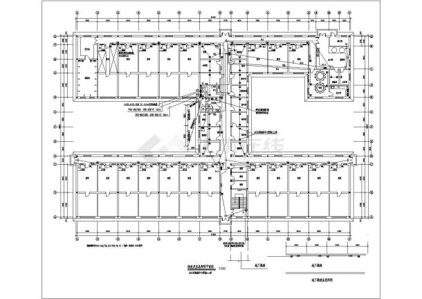 某大型餐馆全套电气设计施工CAD图-图二