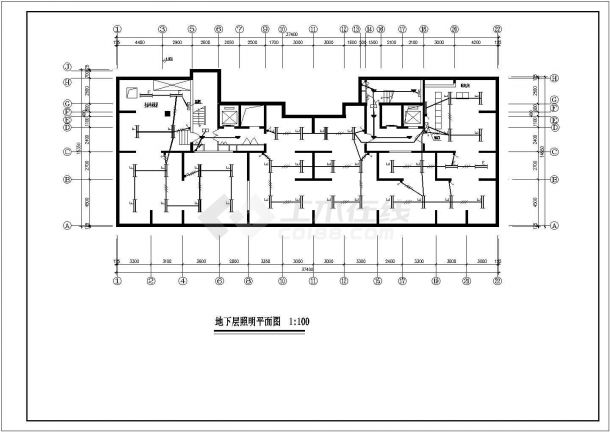 天津某小区一栋18层的住宅楼电气设计-图二