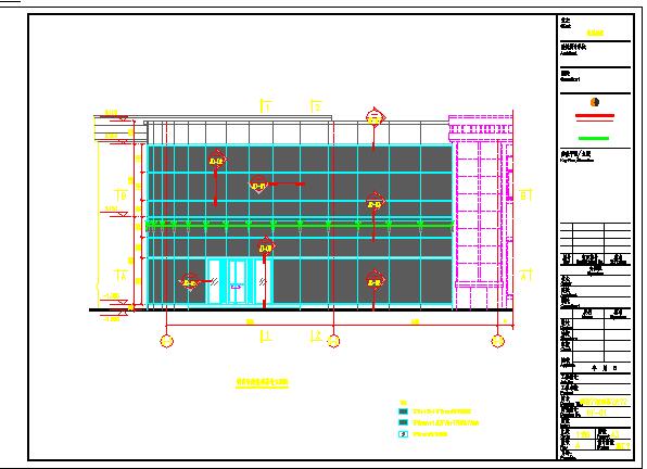 某地小型雨棚建筑设计施工图_图1
