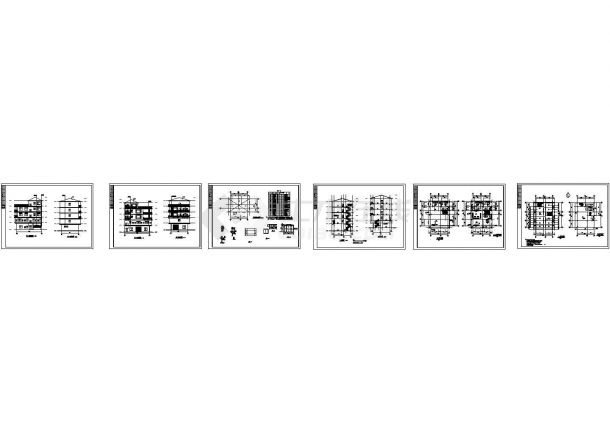 某地别墅区施工CAD示意图-图一