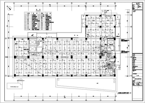 某单位一栋5层的大空间办公场所电气设计-图二