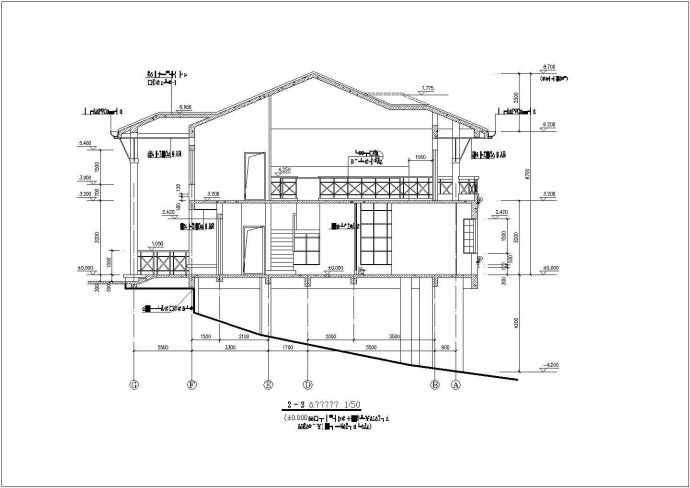 某市区别墅建筑CAD设计施工图纸_图1