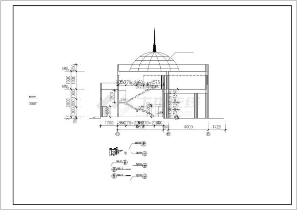 某十二层高层住宅建筑施工图的图纸-图一