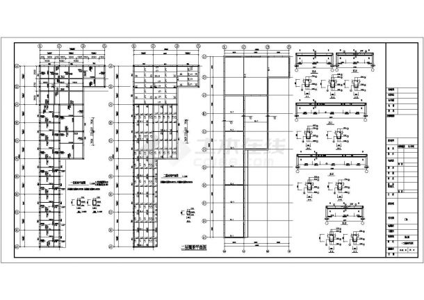新疆大跨度厂房全套结构设计施工图-图二